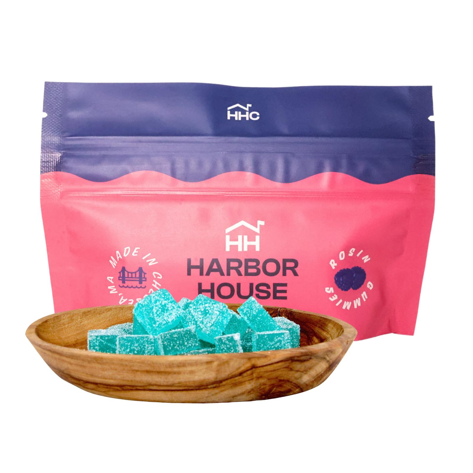 Harbor House Collective Sour Blue Raspberry Rosin Gummies Harbor