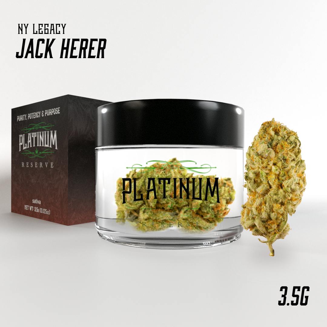 Platinum Reserve Jar Jack Herer 3 5g NICKLZ New York Shop