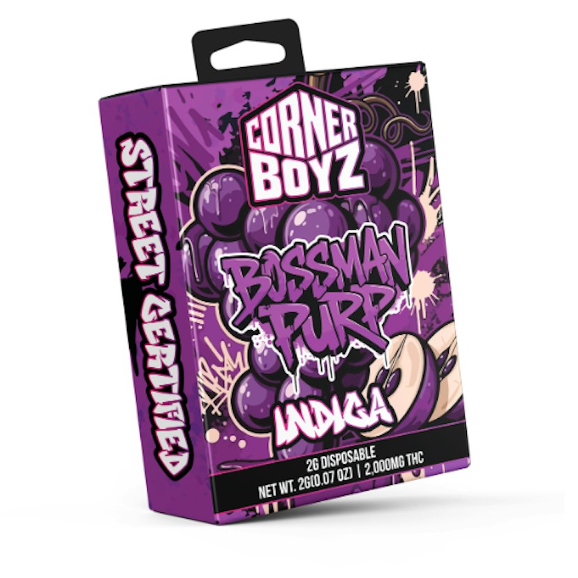 Corner Boyz Disposable | Bossman Purp