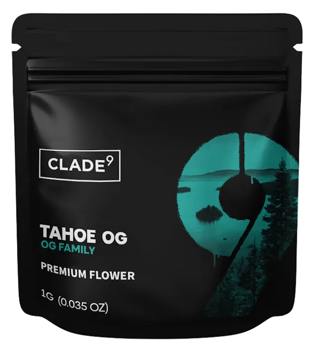Clade9 Flower Tahoe OG 1g (indica)