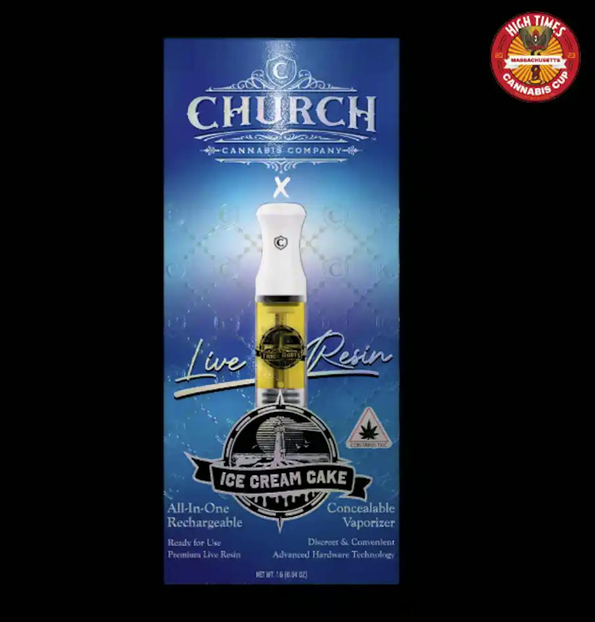 Photo of Church x Trade Roots Ice Cream Cake Live Resin Disposable