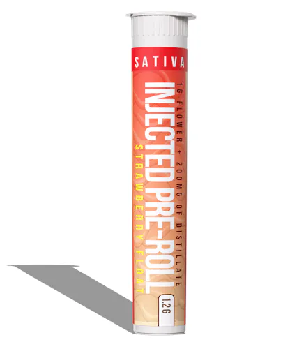 Distro 10 Strawberry Float Infused Preroll Rec-active