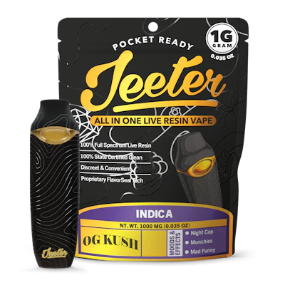 Jeeter - 1g Live Resin Disposable - OG Kush