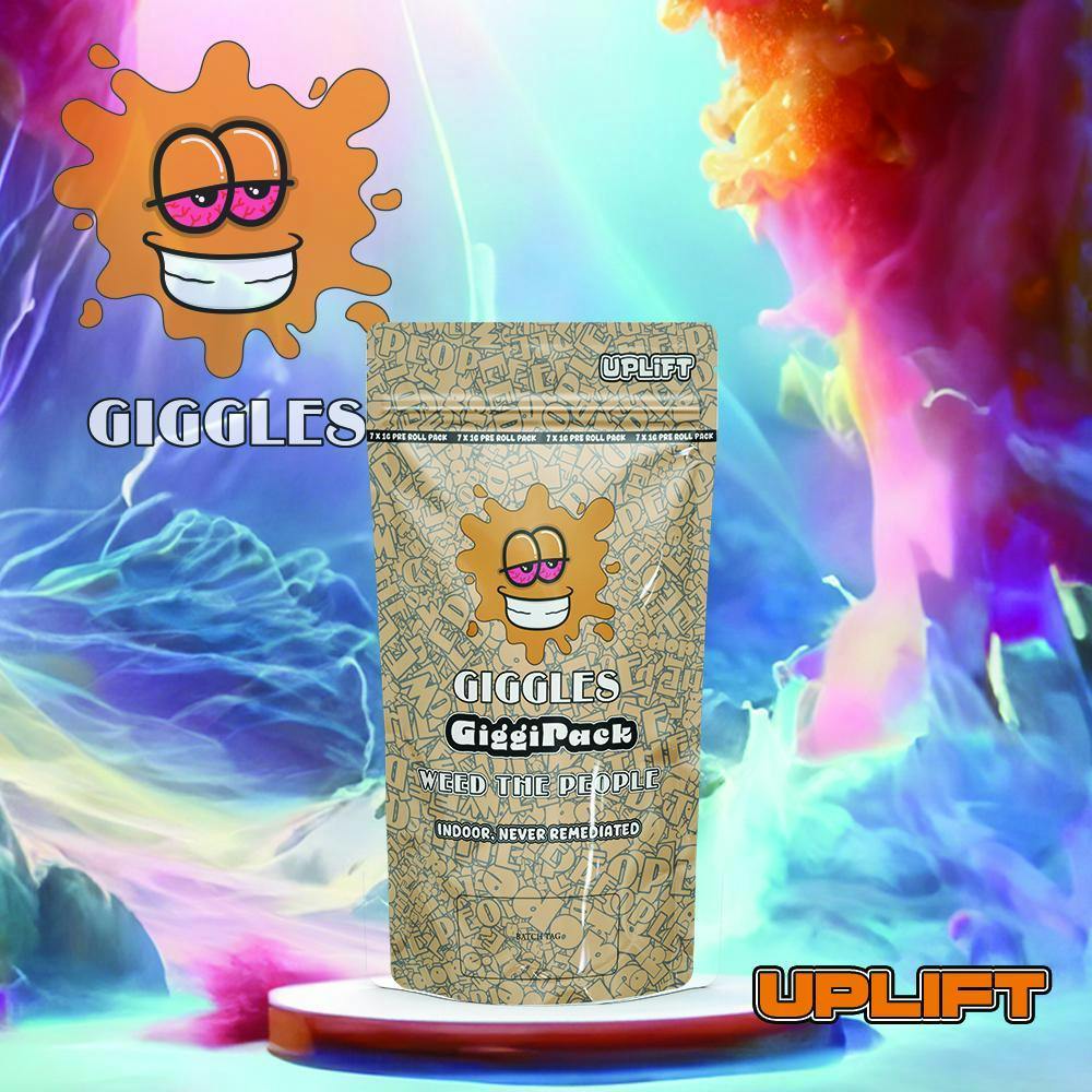 Giggles - 7-Pack 1g Prerolls - Blue Dream
