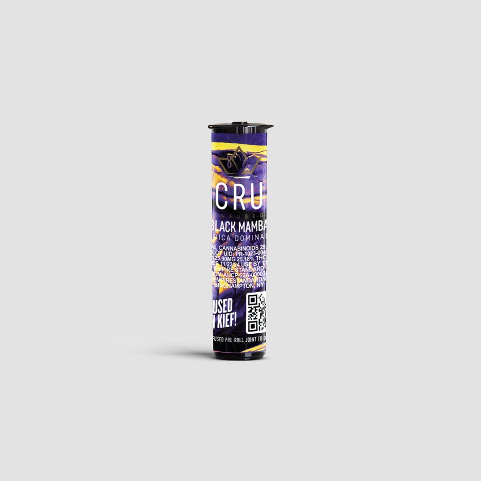 CRU | Black Mamba Infused Pre-Roll