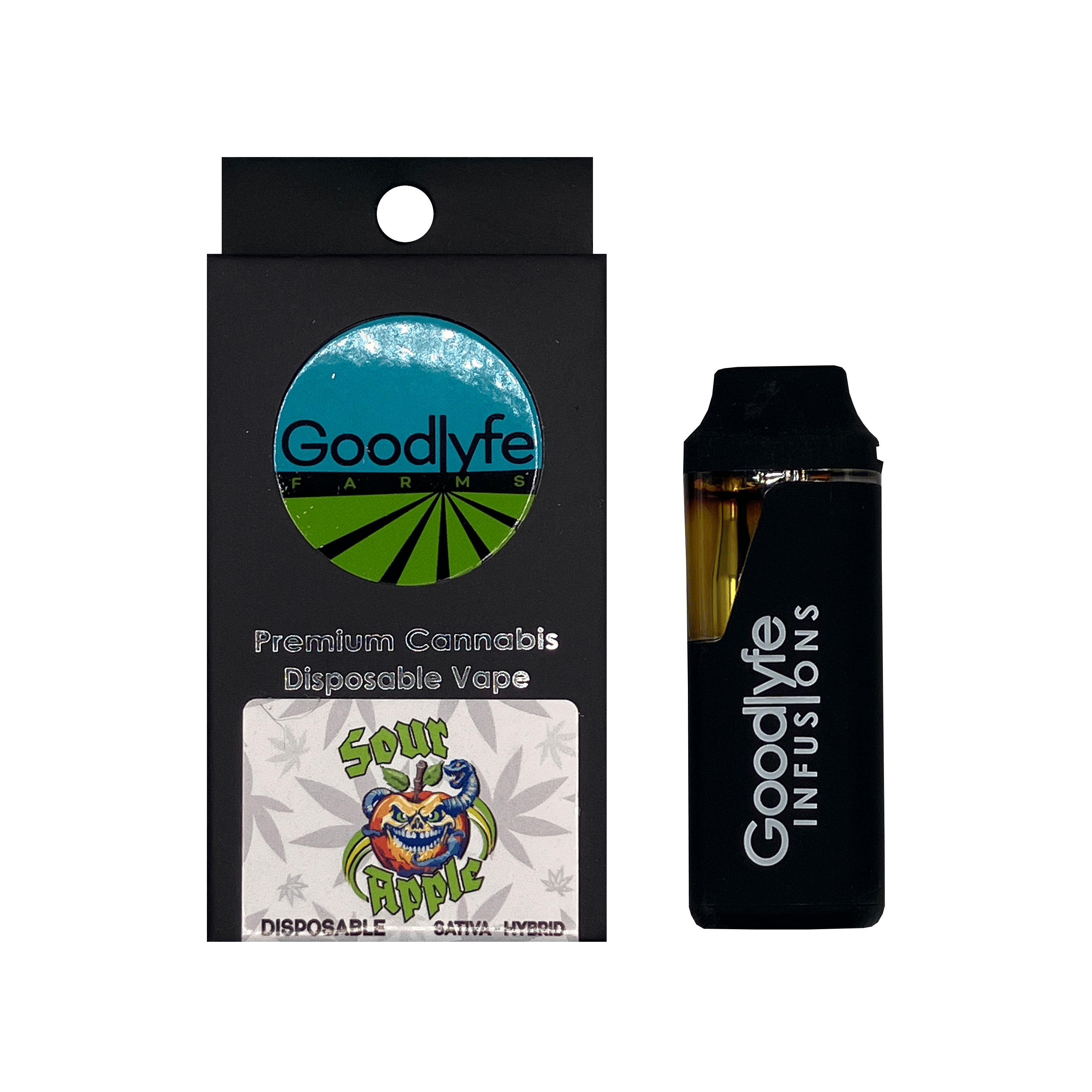 Goodlyfe | Disposable Vape - 1g - Sour Apple
