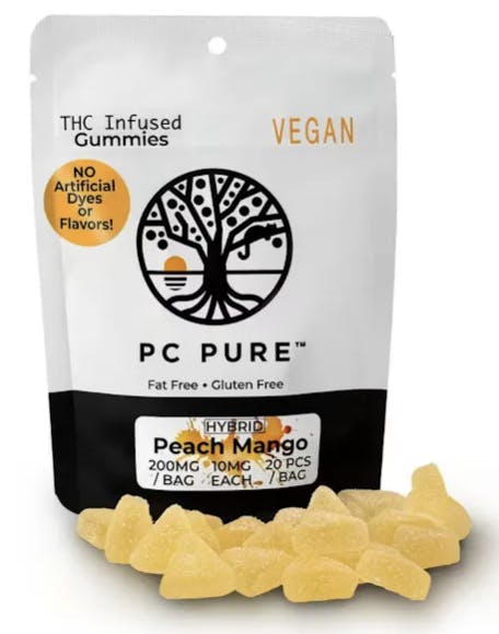 Product: PC Pure | Gummies - 200mg - Sweet Mango (Indica)