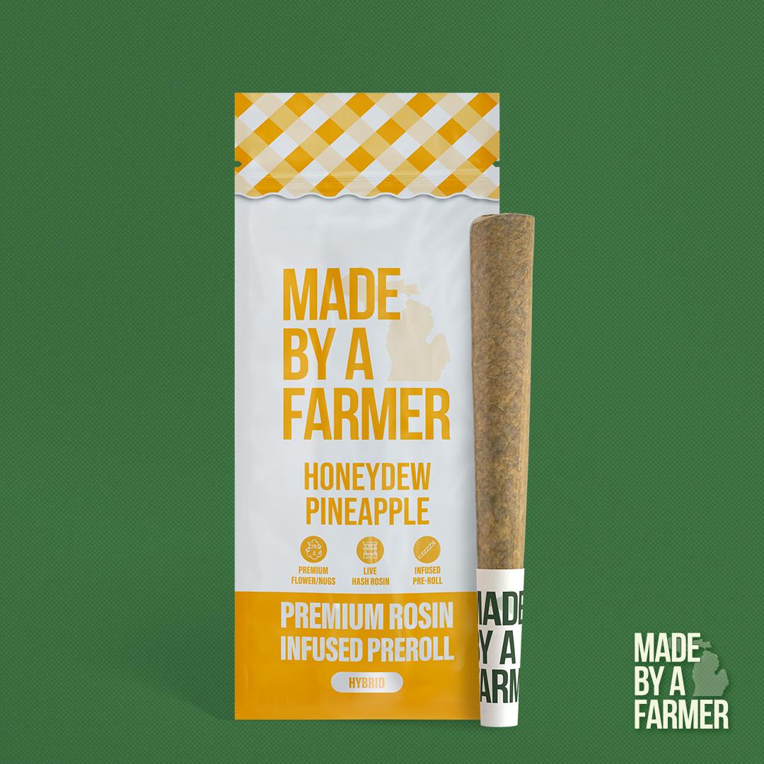 Made By A Farmer - Infused Preroll - - Indica - **MANGO TANGO** (2/$16)