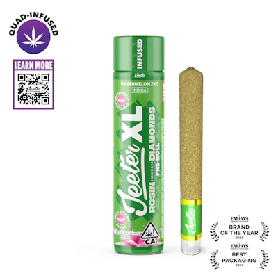Watermelon ZKZ Jeeter XL Infused Pre-Roll | 2g - PRE_ROLLS by Jeeter at King of Budz