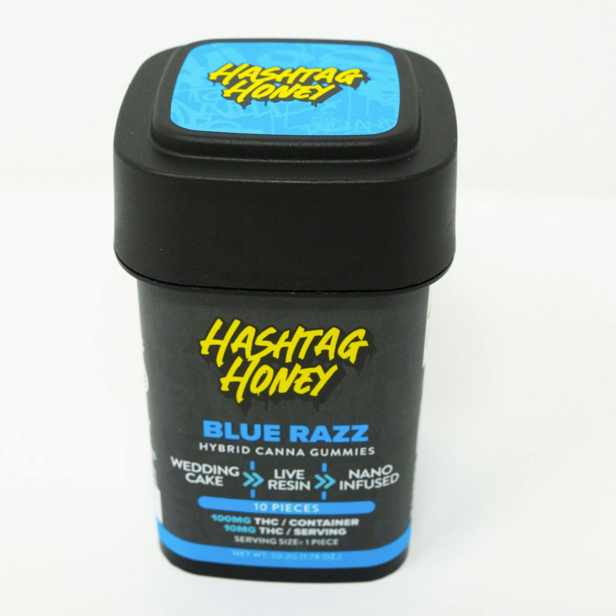 Photo of Hashtag Honey Blue Razz Live Resin Gummy