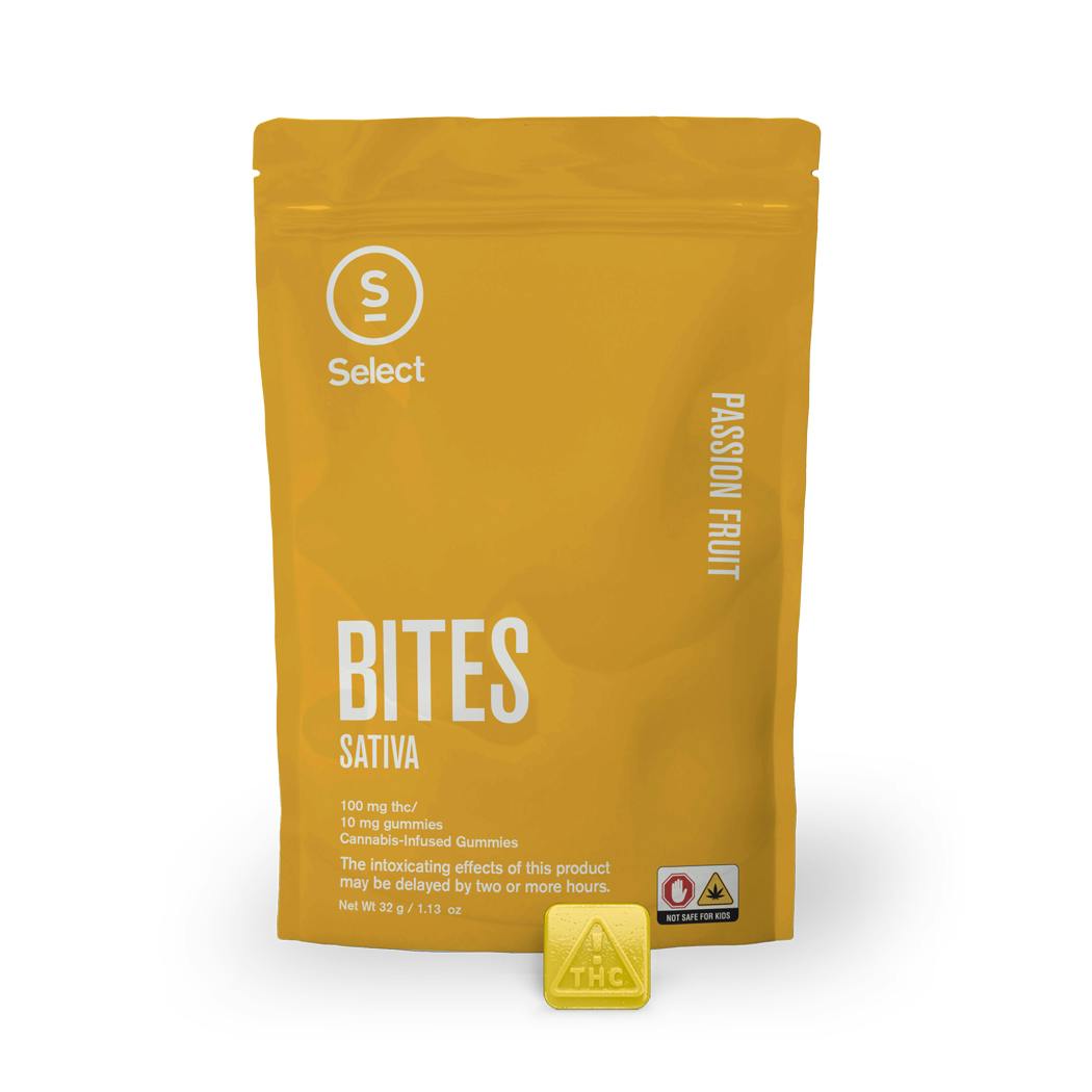 Bites Passion Fruit 100mg (10mg Bites)