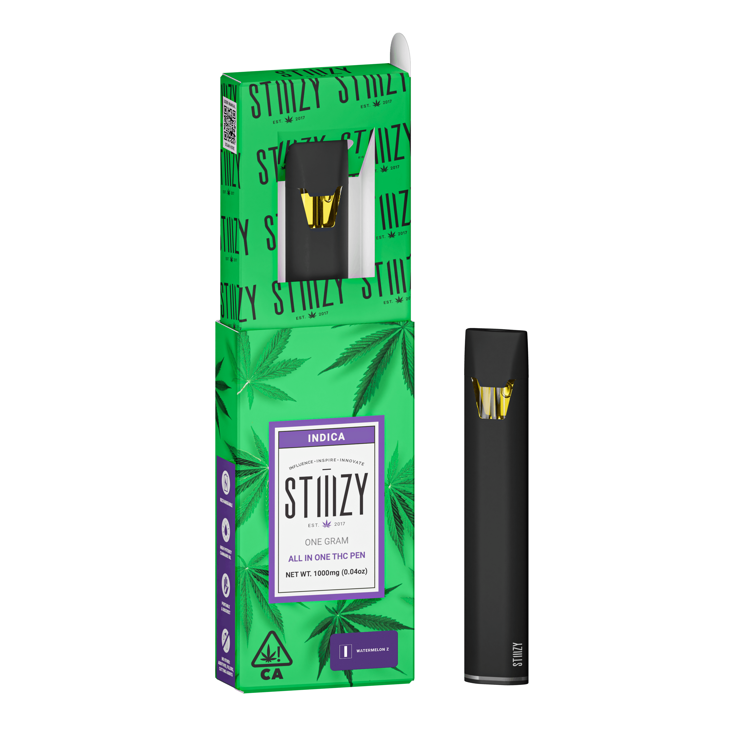 Watermelon Z All-In-One THC Pen | 1g | Wellgreens - Encinitas