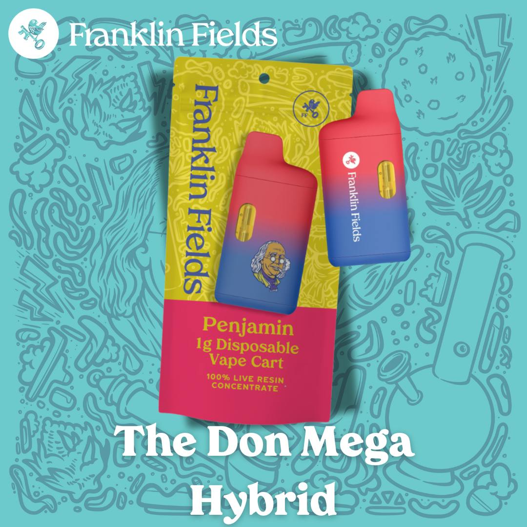 franklin fields disposable vape Honeydew Haze - 1g All-In-One Disposable