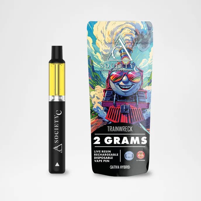 Society C - 2g Live Resin Disposable - Train Wreck