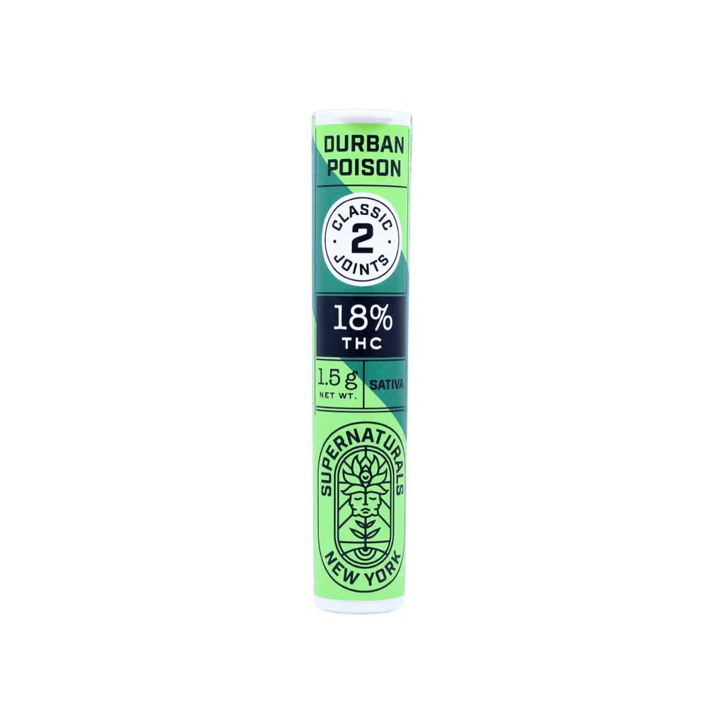 The Flowery NY | Durban Poison 2pk Pre-Rolls