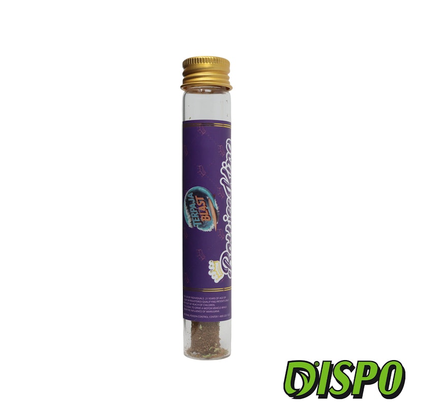 Boujee King - Terpaja Blast Bubble Hash Crusted Infused  Pre-roll