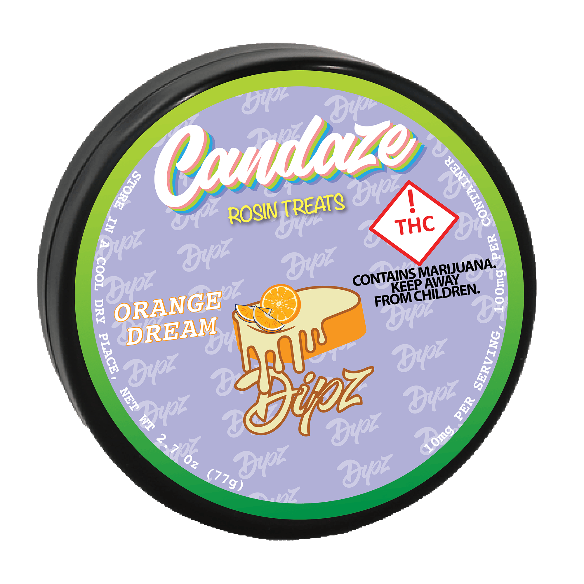Candaze Orange Dream Rosin Gummies 100mg | REC | Native Roots Cannabis