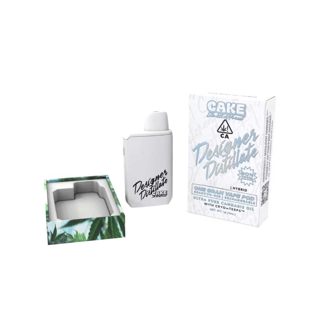 CAKE - White Raspberry (Hybrid) All-In-One Vape 1.25g | Wellgreens - Vista