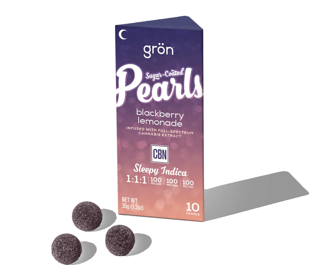 1 1 1 Blackberry Lemonade Pearls Cbn CBD THC Sleepy Indica | THC
