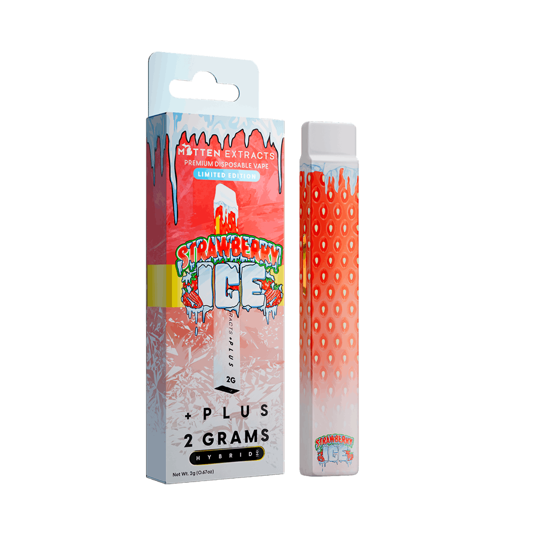 Product: Mitten Extracts | Strawberry Ice  2g +Plus Disposable