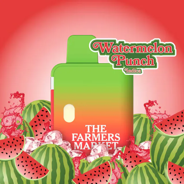 The Farmers Market Disposable Watermelon Punch 1g (indica, disposables)