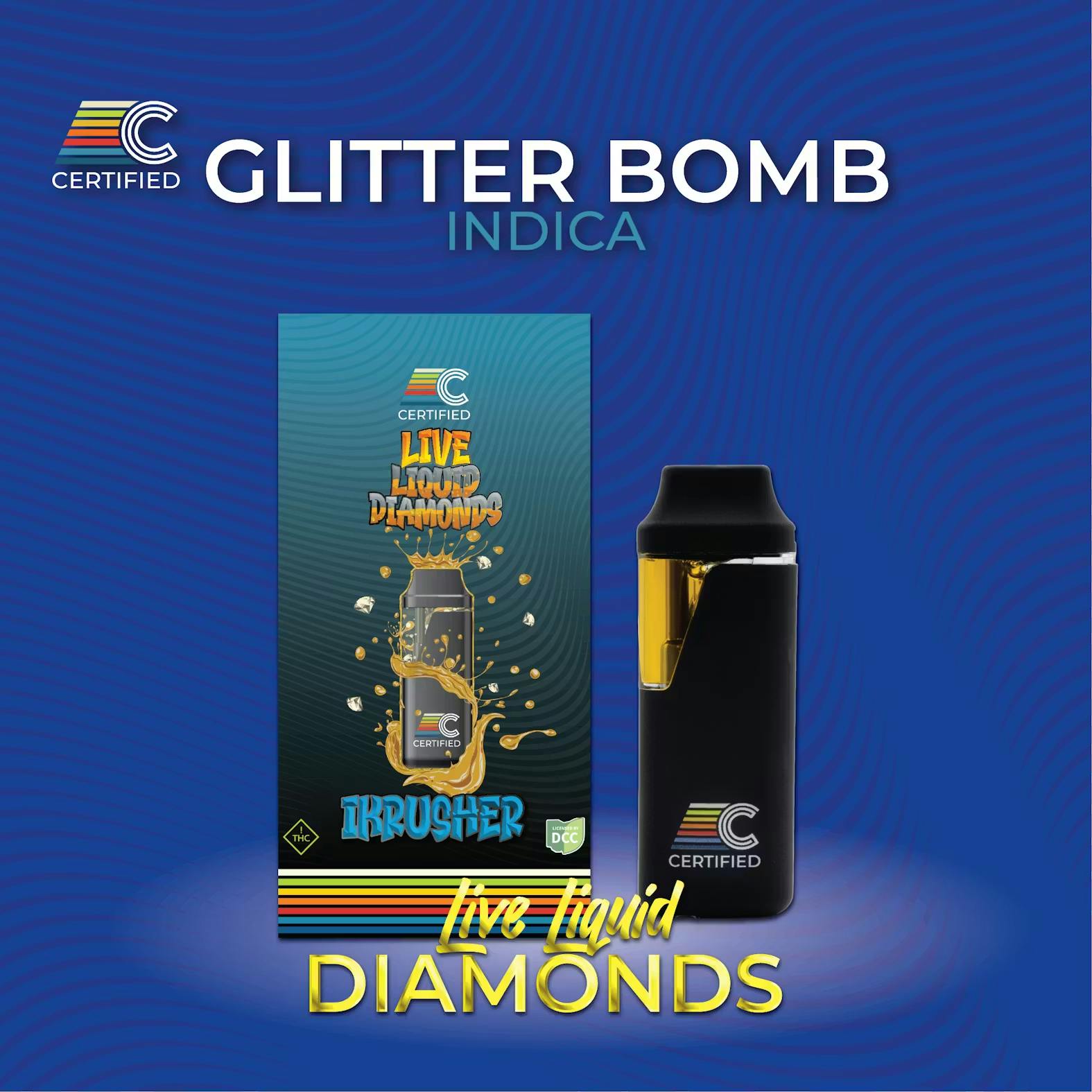 Glitter Bomb - LLD IKrusher Disposable 1g