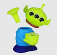 Cute Alien Silicone Water Pipe