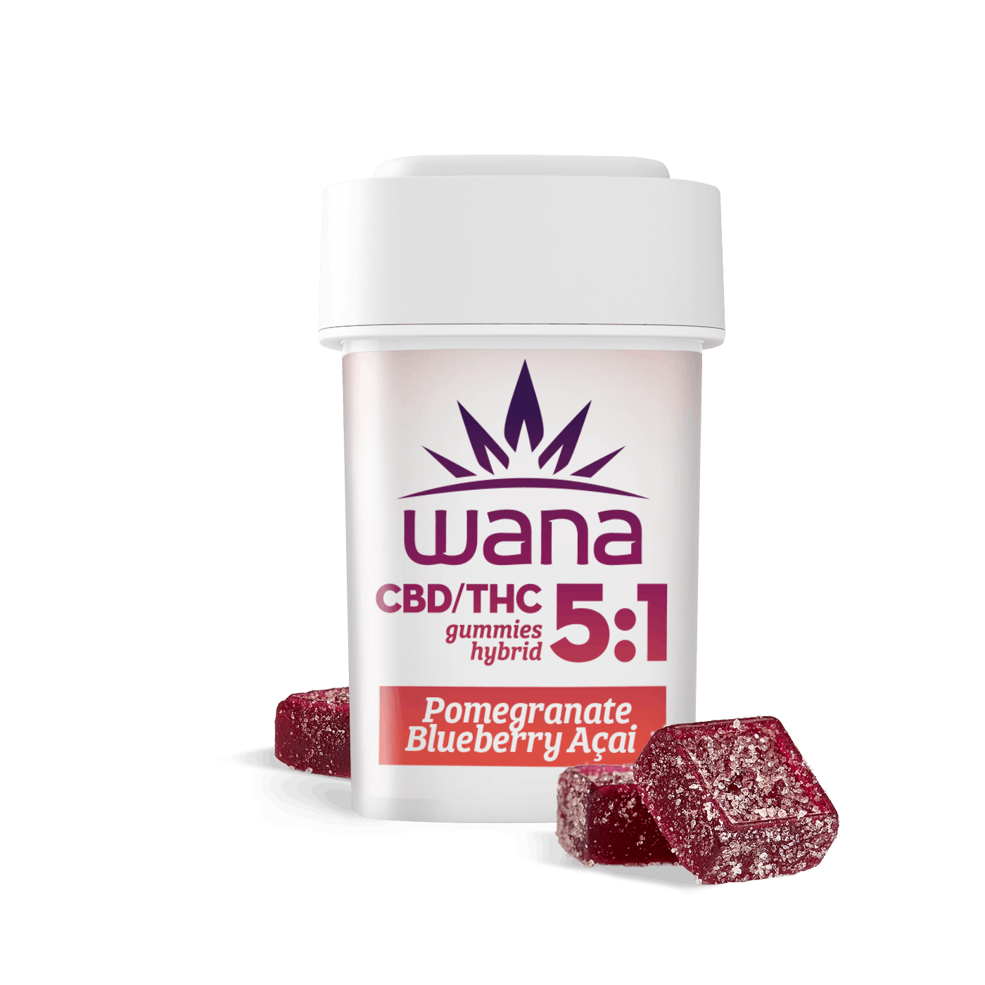 Wana | Optimals Dream Berry 5:1:1:1 CBD:CBN:CBG:THC Fast Asleep Gummies ...