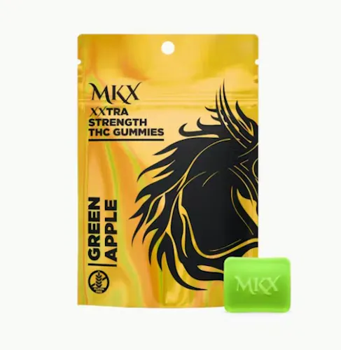 MKX Green Apple Gummies 200mg Rec - Exclusive Cannabis Michigan