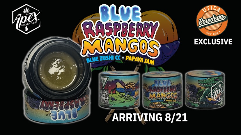 Apex Live Rosin Thumbprint | Blue Raspberry Mangos