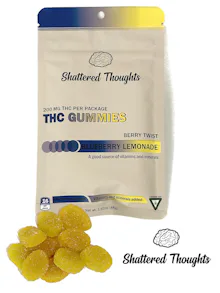 Shattered Thoughts - 100mg Gummies - Blueberry Lemonade