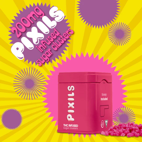 Pixils - 200mg Sugar Clusters - Cherry - product image at King of Budz
