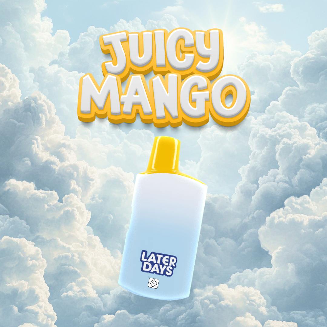 Later Days Juicy Mango | Disposable Distillate Vape | 1g