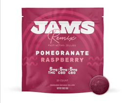 JAMS Remix Fast Acting Ratio Jellies Raspberry Pomegranate