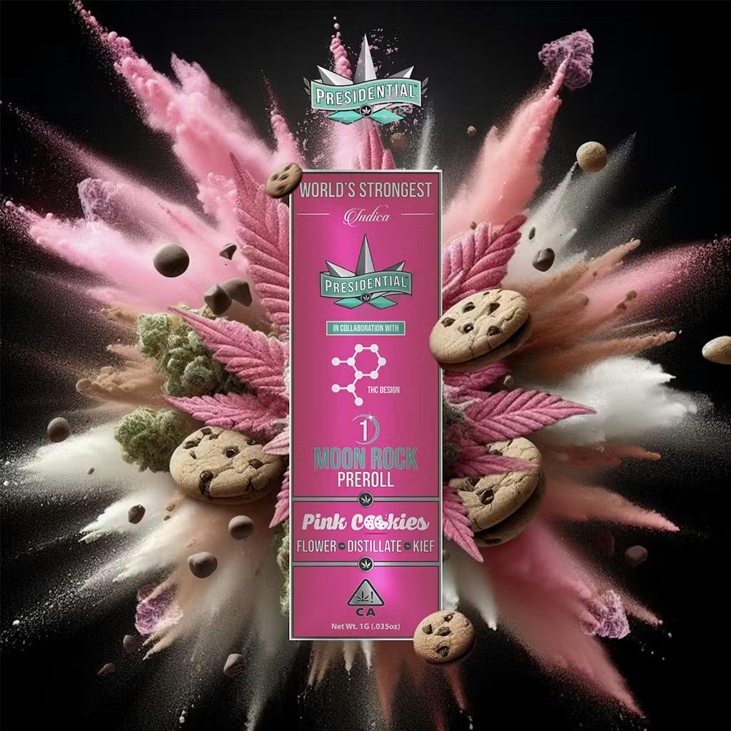 Presidential - 1g Moon Rock Preroll - Pink Cookies