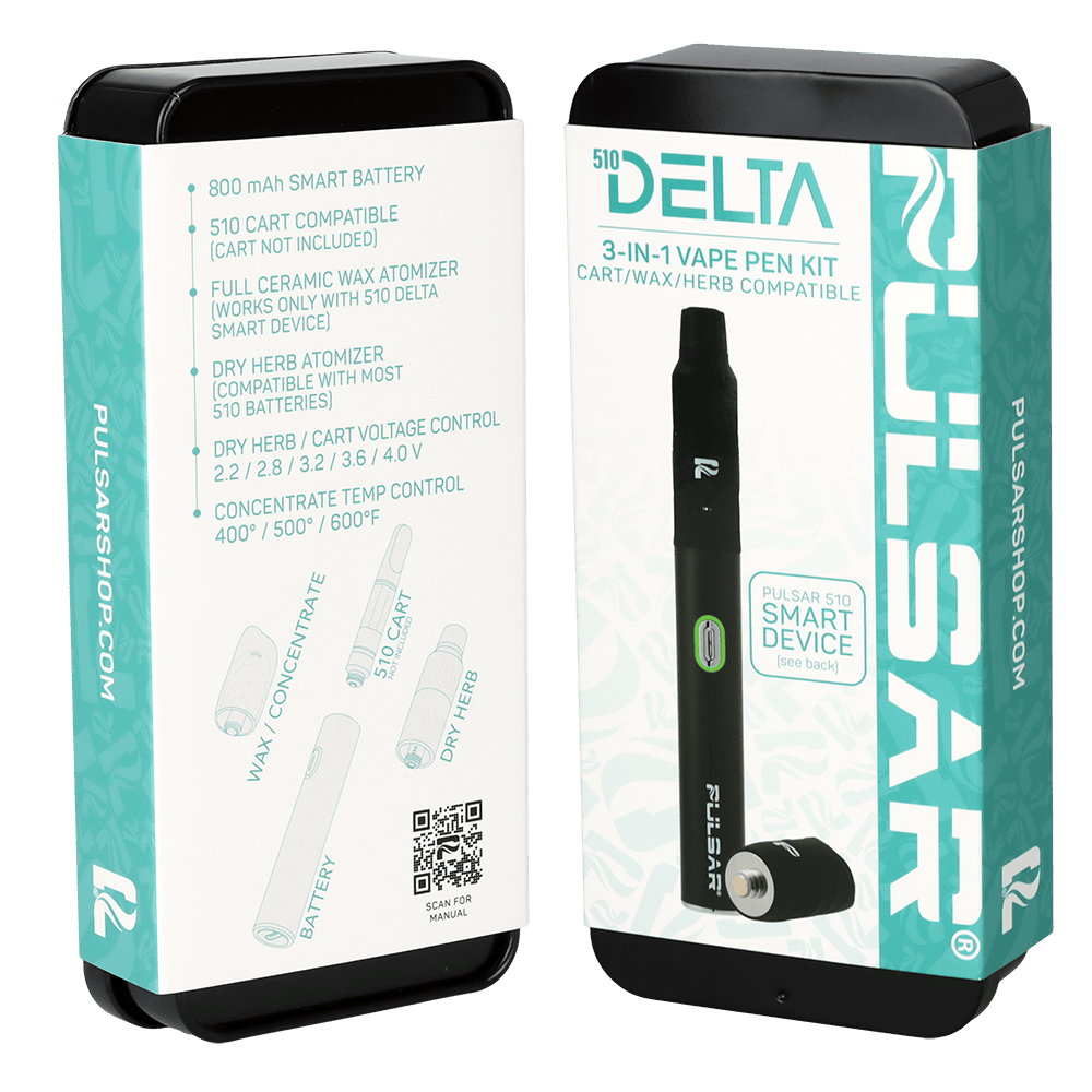 smart vape pen Pulsar 510 Delta 3-in-1 Battery Kit - Variable Colors at Genesis Farms Smoke Shops For Sale made in the usa Flavours:Tyson 2.0 Pineapple Kiwiberry