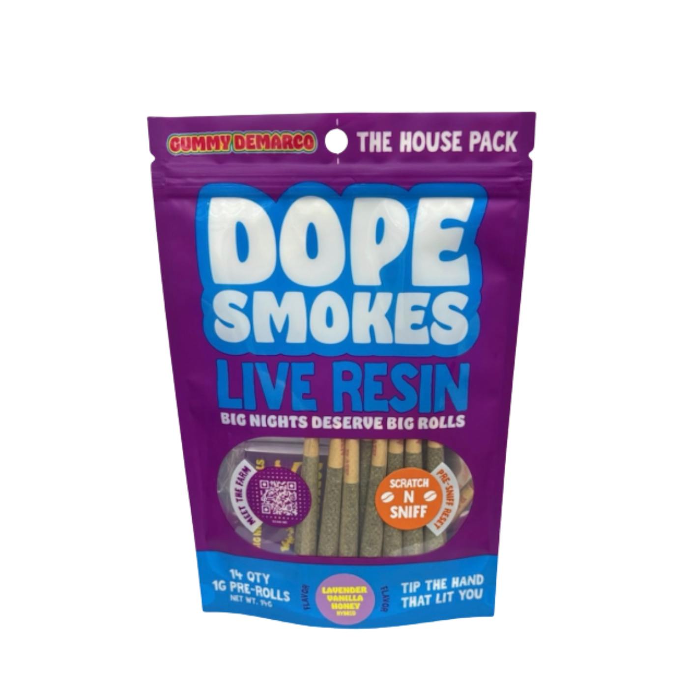 Dope Smokes - Lavender Vanilla Honey Infused 14pk PR