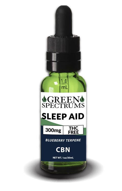 Oral Liquids | Green Spectrums | Sleep Aid Oil | 300mg | CBN | THC FREE
