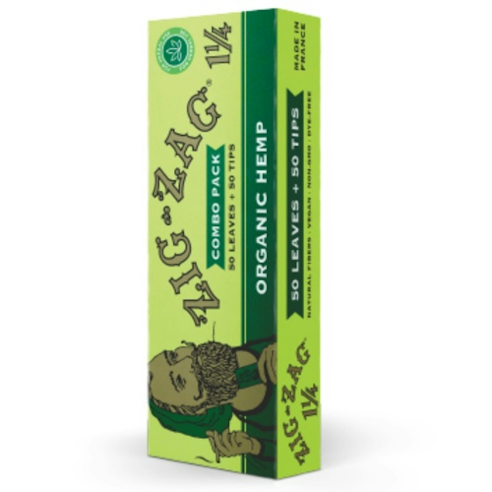 Zig Zag Rolling Papers Combo Pack 1 1/4 - ORGANIC HEMP