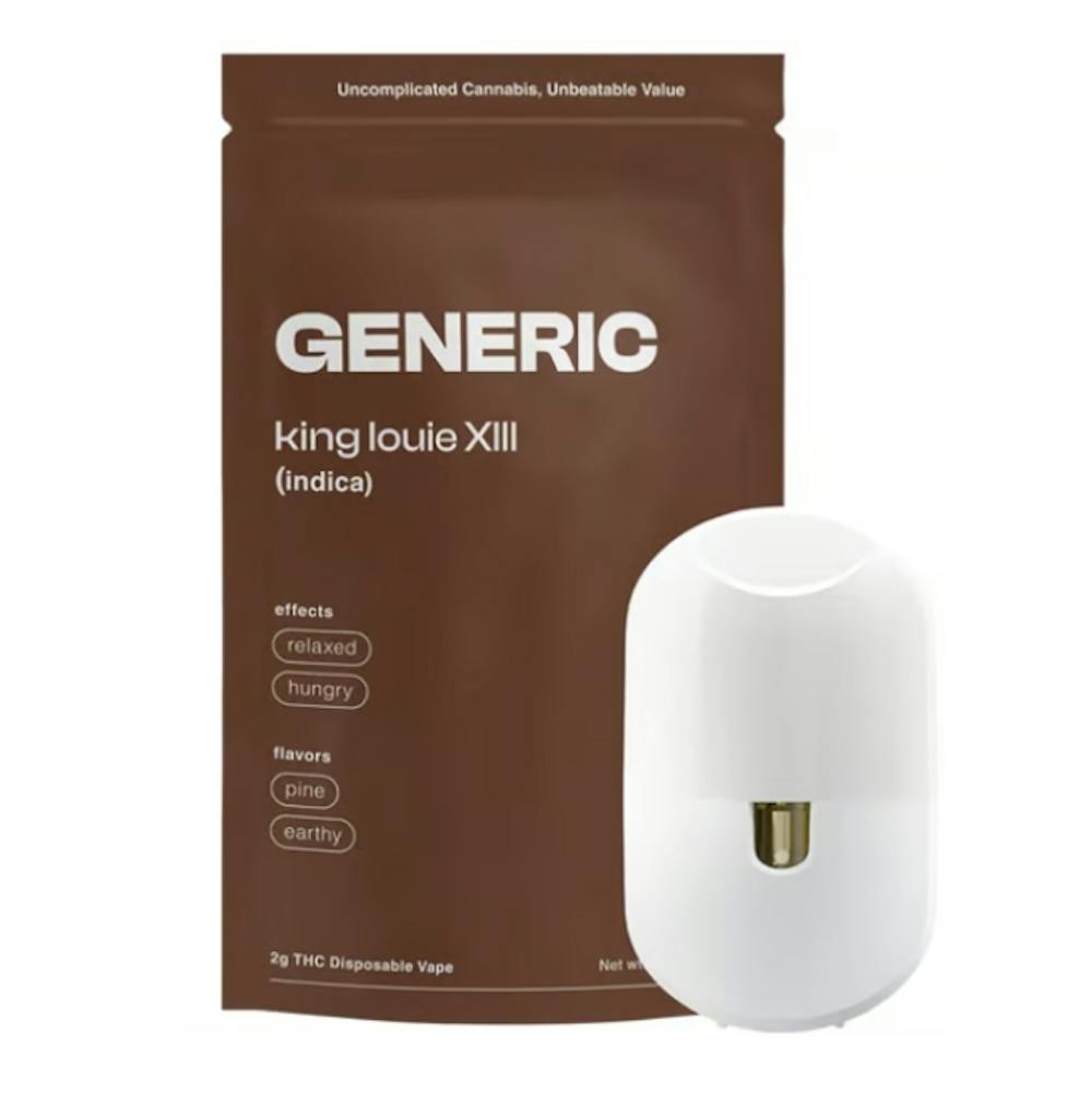 Product CoC Generic Disposable - King Louie XIII 2g