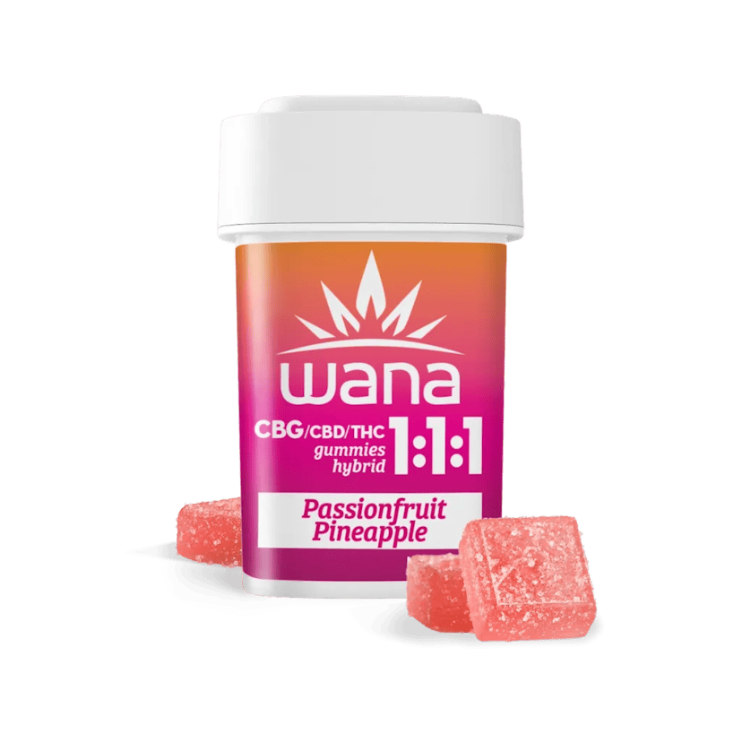 Classic Passionfruit Pineapple 1:1:1 CBD/CBG/THC Gummies [10 pack] | 100mg