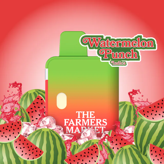 Farmers Market The Famers Market Disposable Watermelon Punch 1g (indica, disposables)