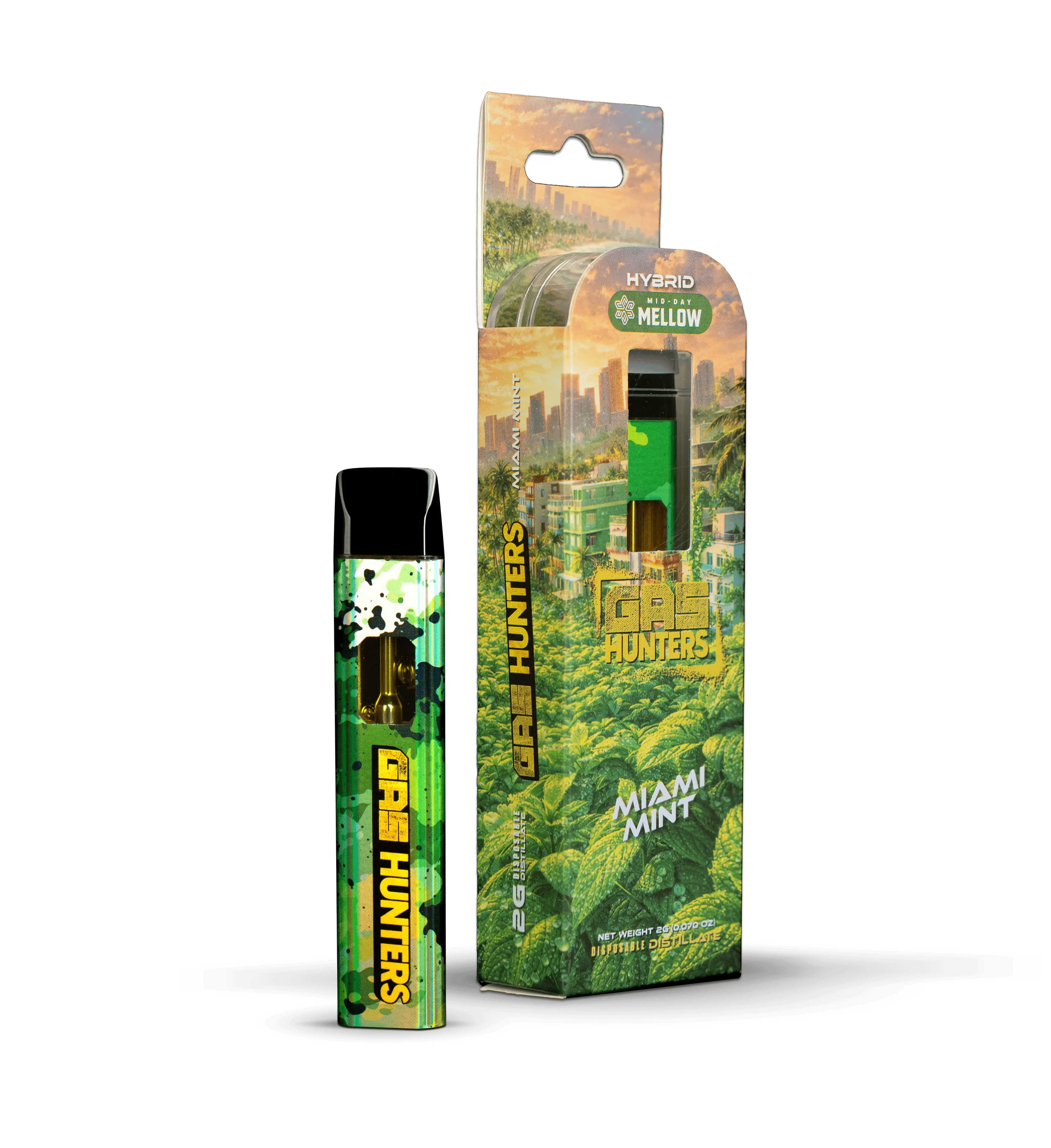 Gas Hunters | Disposable Vape - 2g - Miami Mint