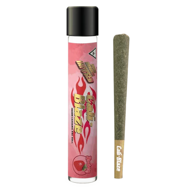 Strawberry Liquid Diamond Pre-Roll | 1.2g - PRE_ROLLS by Cali-Blaze at King of Budz
