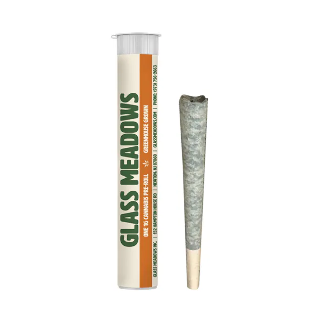 Glass Meadows Pre-Roll Tuscan Gelato 1g (hybrid, singles)