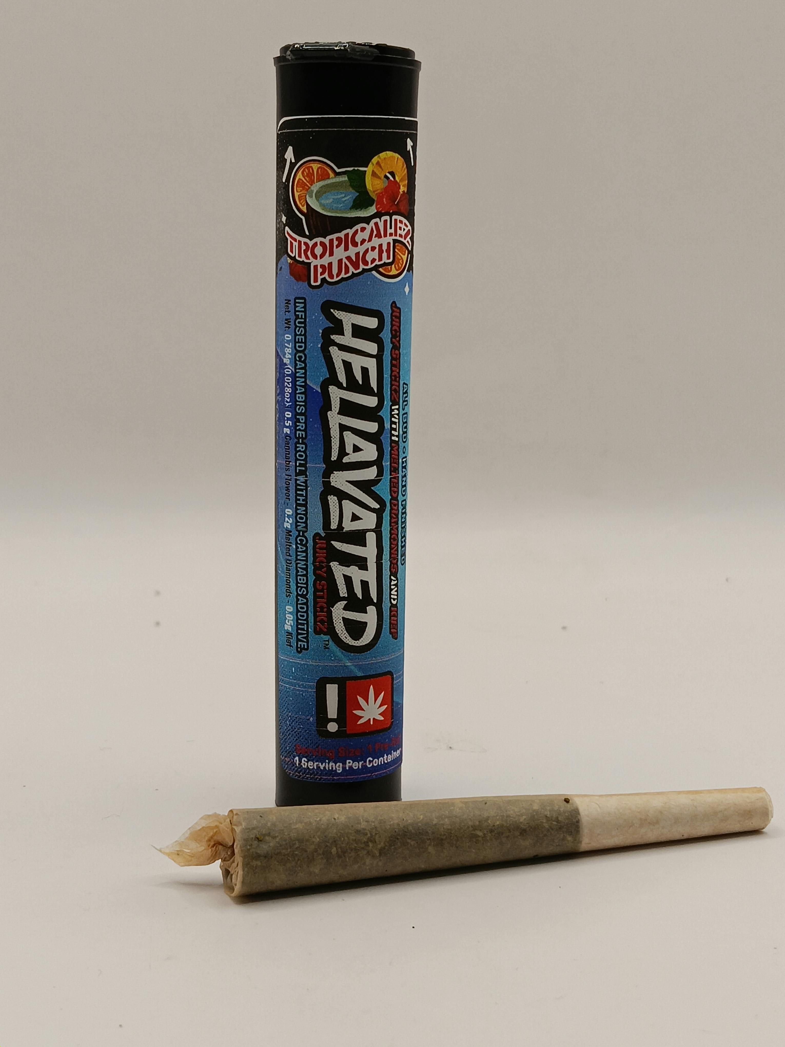 Photo of Tropicalez Punch Juicy Stickz Infused Pre-Roll | 0.75g