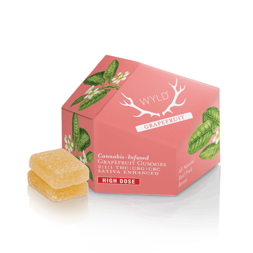 200mg | Grapefruit 2:1:1 CBG:CBC Sativa Enhanced Gummies