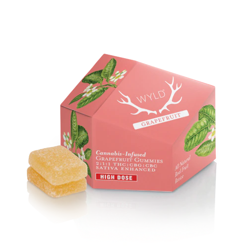 200mg | Grapefruit 2:1:1 CBG:CBC Sativa Enhanced Gummies