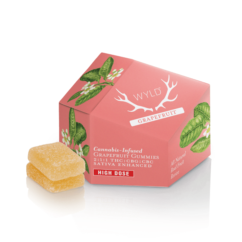 200mg | Grapefruit 2:1:1 CBG:CBC Sativa Enhanced Gummies