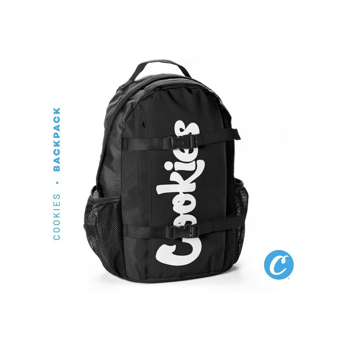 Photo of Ripstop Smell Proof Nylon Backpack – Black/White
